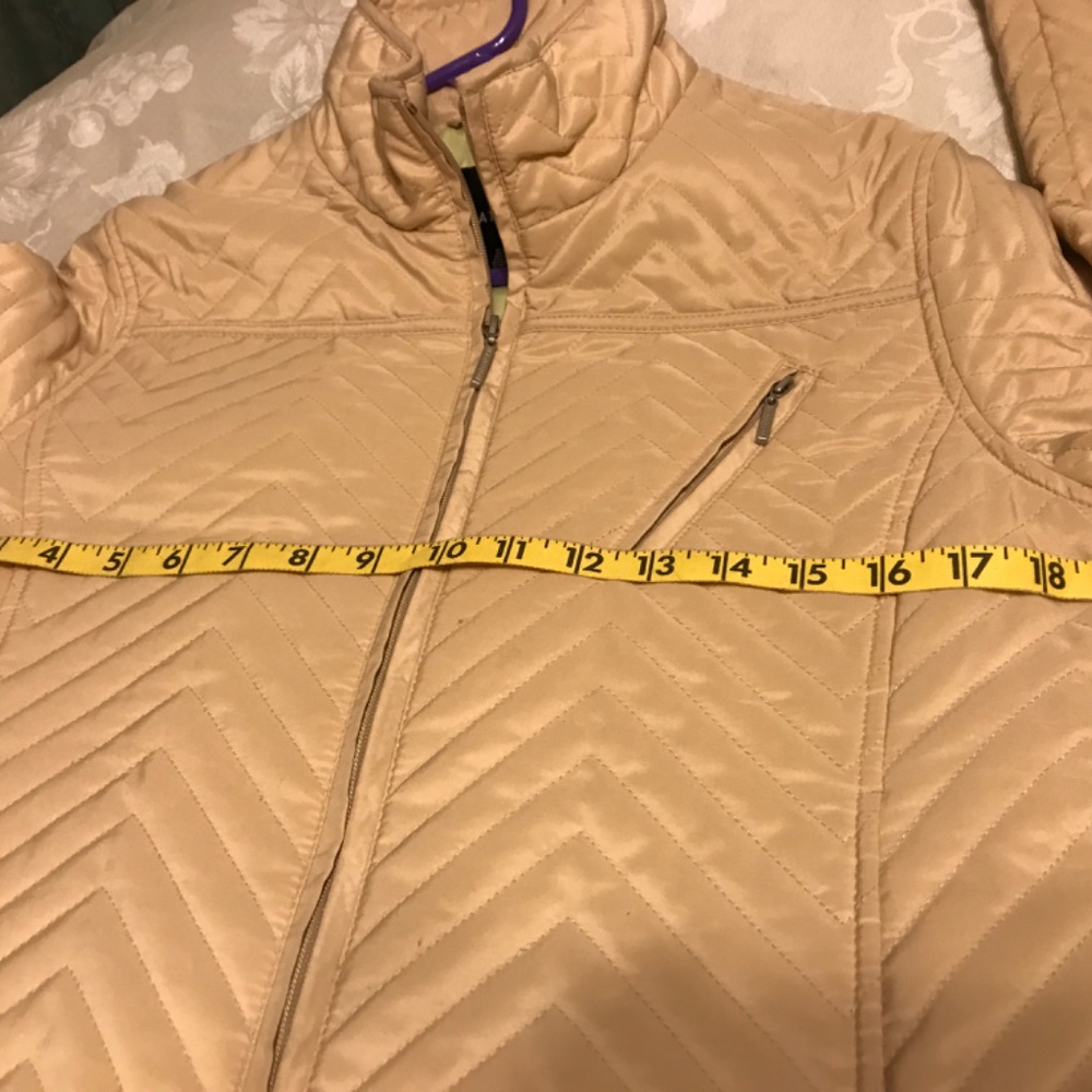 🍁WEATHERPROOF BRAND JACKET, VERSATILE FOR SPRING AND FALL🍂 - BEIGE, SIZE SMALL - Picture 7 of 9